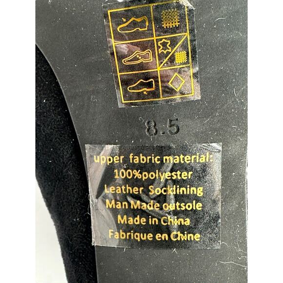 Jeffrey Campbell Parisah BLACK Over The Knee Sock Boots Suede 8.5 US NEW - Picture 12 of 14